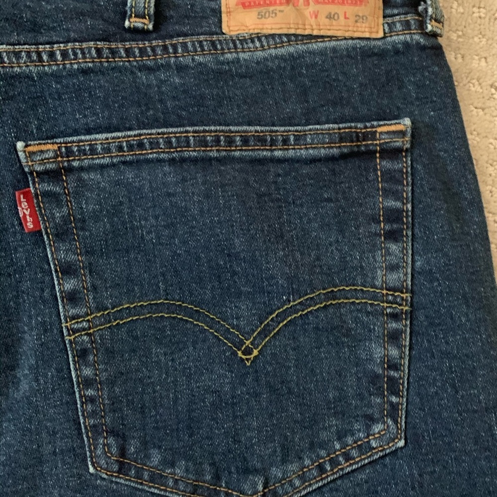 Men’s Levi’s 505 jeans size 40 - Picture 6 of 7
